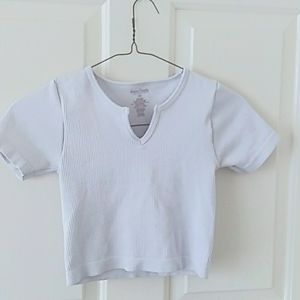 Women's white crop tops SMALL